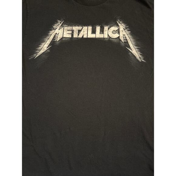 Metallica Band T-Shirt Black Medium 2013 Tour Tee Heavy Metal Rock Shirt - Picture 2 of 7